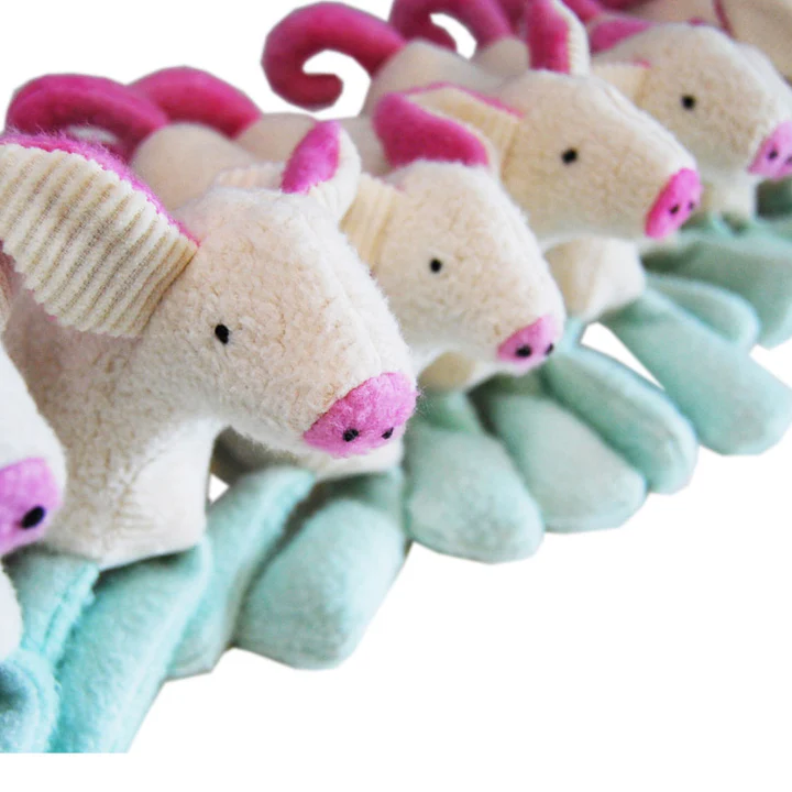 Organic Piggly Wiggly Toy Lovingly Handcrafted in the USA - Image 3